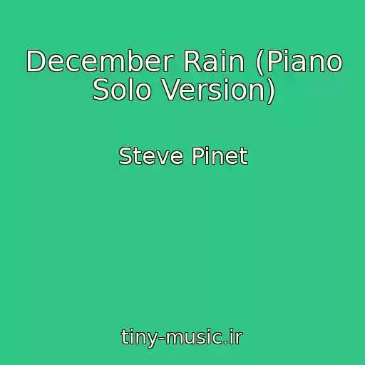 کاور آهنگ December Rain (Piano Solo Version) از Steve Pinet