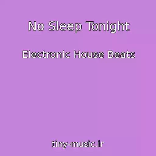 کاور آهنگ No Sleep Tonight از Electronic House Beats