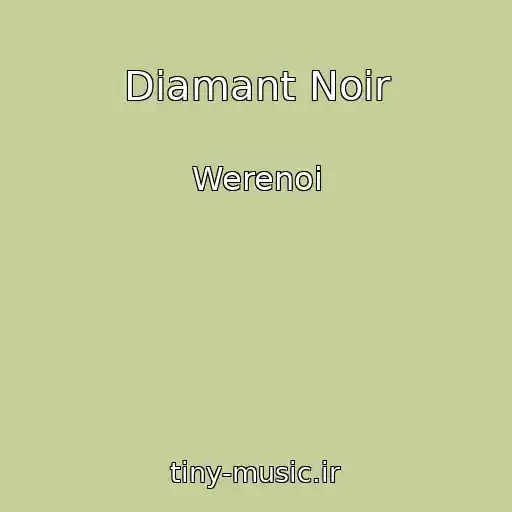 کاور آهنگ Diamant Noir از Werenoi