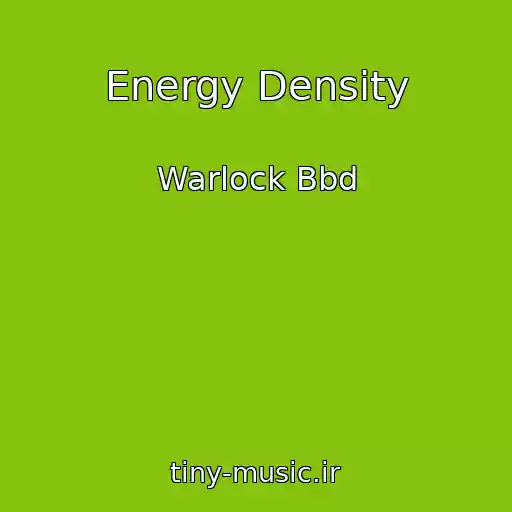 کاور آهنگ Energy Density از Warlock Bbd