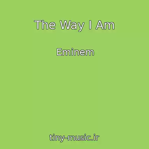 کاور آهنگ The Way I Am از Eminem