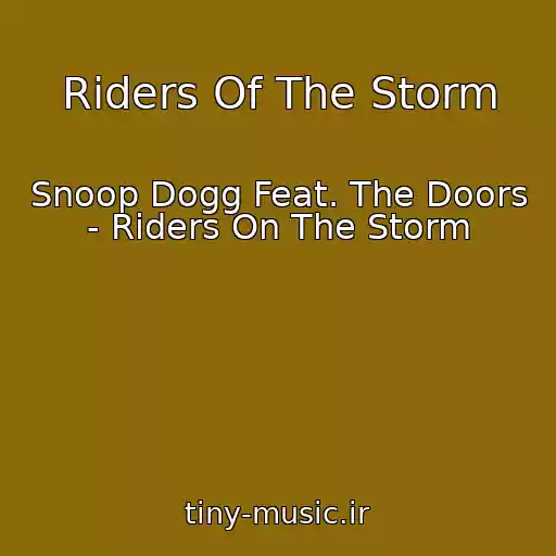 کاور آهنگ Riders Of The Storm از Snoop Dogg Feat. The Doors - Riders On The Storm