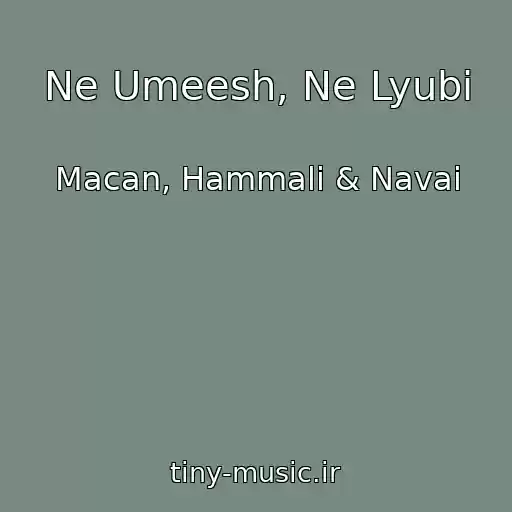 کاور آهنگ Ne Umeesh, Ne Lyubi از Macan, Hammali & Navai