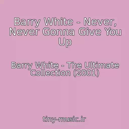 کاور آهنگ Barry White - Never, Never Gonna Give You Up از Barry White - The Ultimate Collection (2001)