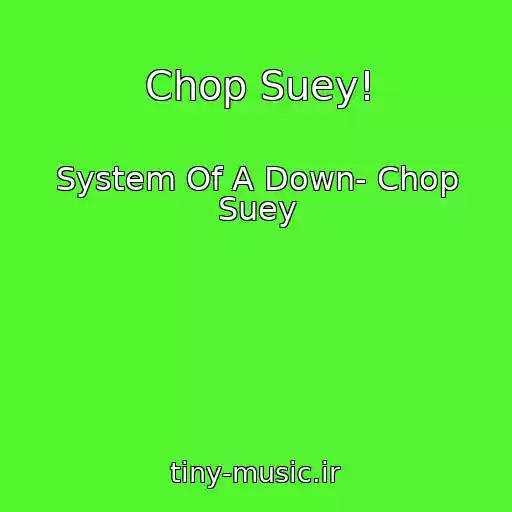کاور آهنگ Chop Suey! از System Of A Down- Chop Suey