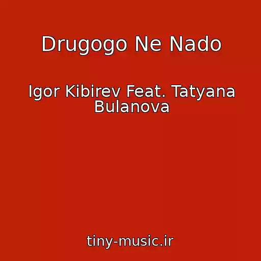 کاور آهنگ Drugogo Ne Nado از Igor Kibirev Feat. Tatyana Bulanova