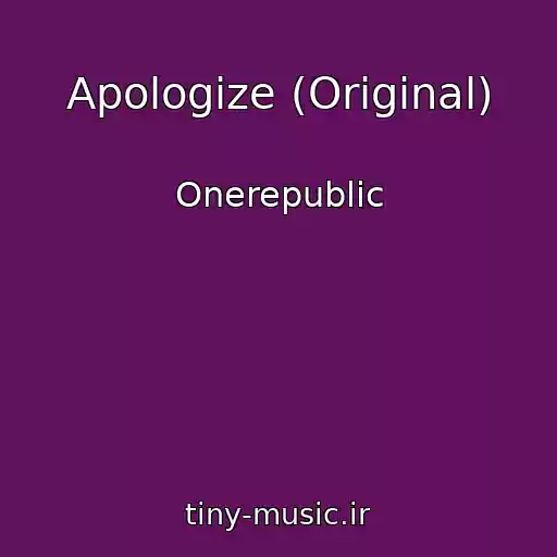 کاور آهنگ Apologize (Original) از Onerepublic