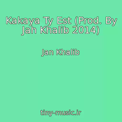 کاور آهنگ Kakaya Ty Est (Prod. By Jah Khalib 2014) از Jan Khalib