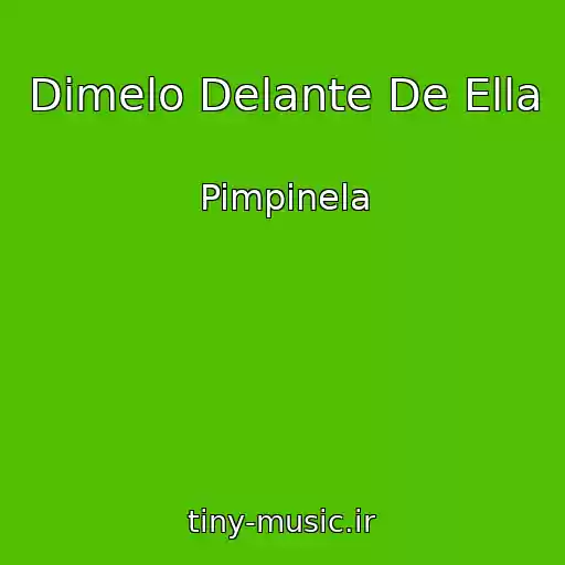 کاور آهنگ Dimelo Delante De Ella از Pimpinela