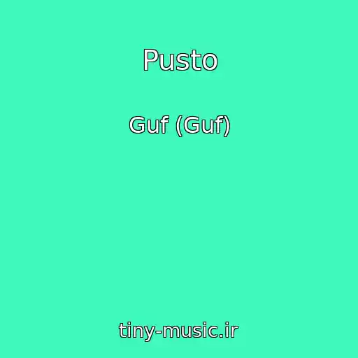 کاور آهنگ Pusto از Guf (Guf)