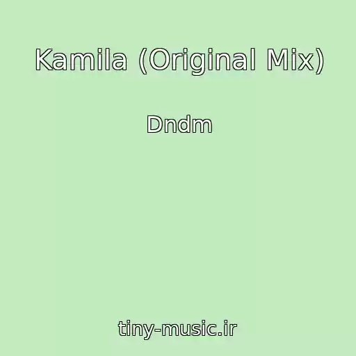 کاور آهنگ Kamila (Original Mix) از Dndm