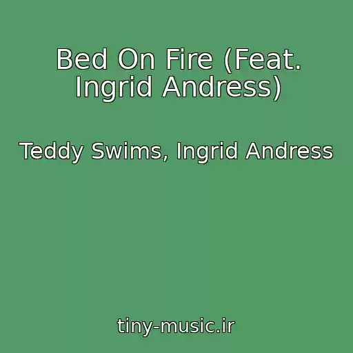 کاور آهنگ Bed On Fire (Feat. Ingrid Andress) از Teddy Swims, Ingrid Andress
