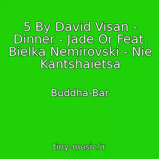 کاور آهنگ 5 By David Visan - Dinner - Jade Or Feat. Bielka Nemirovski - Nie Kantshaietsa از Buddha-Bar