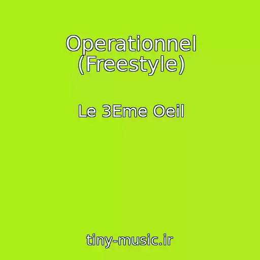 کاور آهنگ Operationnel (Freestyle) از Le 3Eme Oeil