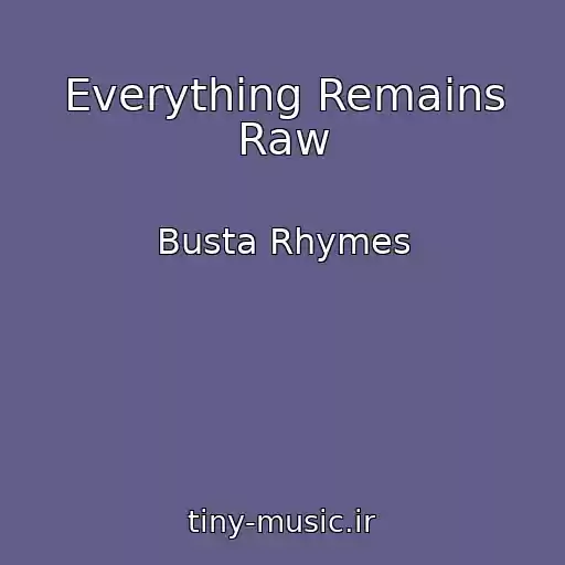 کاور آهنگ Everything Remains Raw از Busta Rhymes