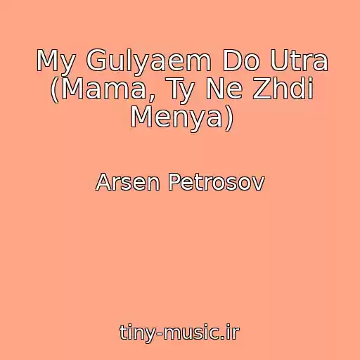کاور آهنگ My Gulyaem Do Utra (Mama, Ty Ne Zhdi Menya) از Arsen Petrosov