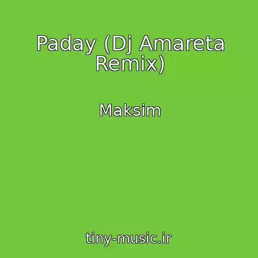 کاور آهنگ Paday (Dj Amareta Remix) از Maksim