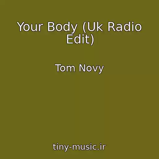 کاور آهنگ Your Body (Uk Radio Edit) از Tom Novy