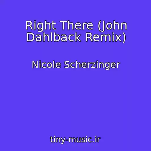 کاور آهنگ Right There (John Dahlback Remix) از Nicole Scherzinger