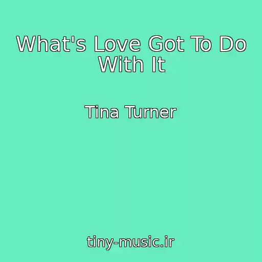 کاور آهنگ What's Love Got To Do With It از Tina Turner