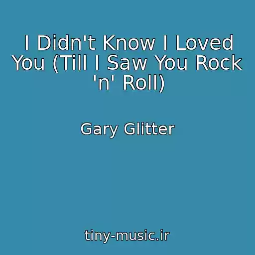 کاور آهنگ I Didn't Know I Loved You (Till I Saw You Rock 'n' Roll) از Gary Glitter