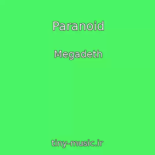 کاور آهنگ Paranoid از Megadeth
