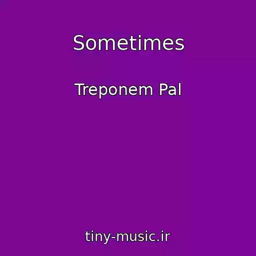 کاور آهنگ Sometimes از Treponem Pal