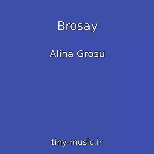 کاور آهنگ Brosay از Alina Grosu