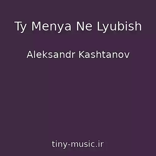کاور آهنگ Ty Menya Ne Lyubish از Aleksandr Kashtanov