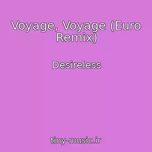 کاور آهنگ Voyage, Voyage (Euro Remix) از Desireless