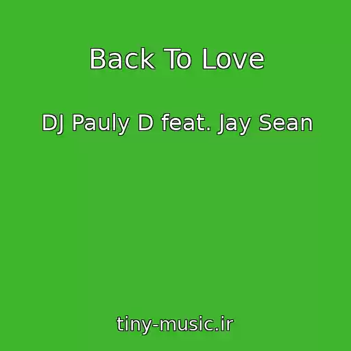 کاور آهنگ Back To Love از DJ Pauly D feat. Jay Sean