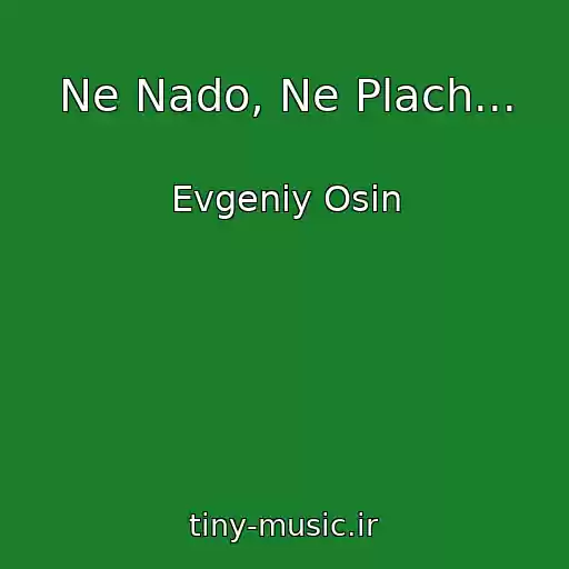 کاور آهنگ Ne Nado, Ne Plach... از Evgeniy Osin