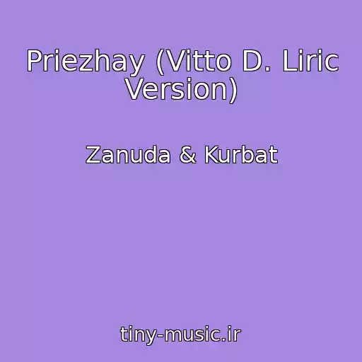 کاور آهنگ Priezhay (Vitto D. Liric Version) از Zanuda & Kurbat