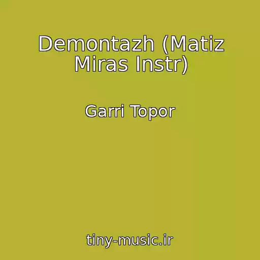 کاور آهنگ Demontazh (Matiz Miras Instr) از Garri Topor