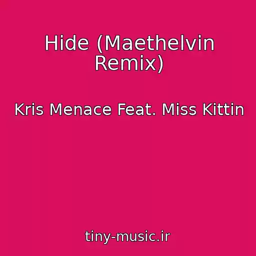 کاور آهنگ Hide (Maethelvin Remix) از Kris Menace Feat. Miss Kittin