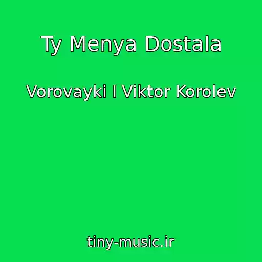 کاور آهنگ Ty Menya Dostala از Vorovayki I Viktor Korolev