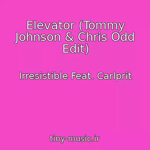 کاور آهنگ Elevator (Tommy Johnson & Chris Odd Edit) از Irresistible Feat. Carlprit