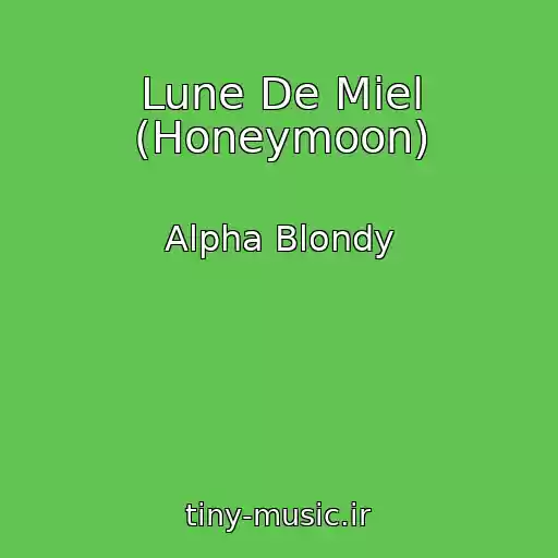 کاور آهنگ Lune De Miel (Honeymoon) از Alpha Blondy
