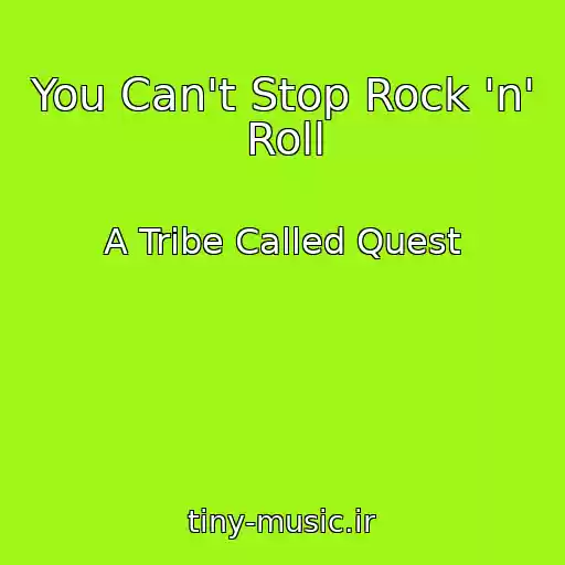 کاور آهنگ You Can't Stop Rock 'n' Roll از A Tribe Called Quest