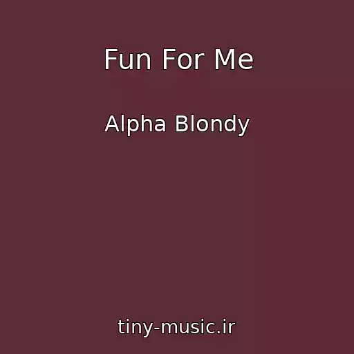 کاور آهنگ Fun For Me از Alpha Blondy