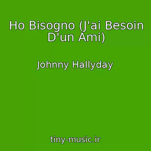 کاور آهنگ Ho Bisogno (J'ai Besoin D'un Ami) از Johnny Hallyday
