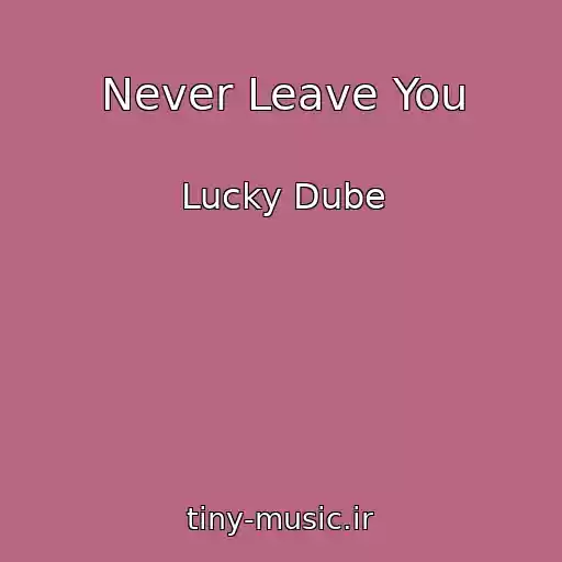 کاور آهنگ Never Leave You از Lucky Dube