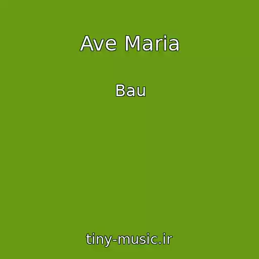 کاور آهنگ Ave Maria از Bau