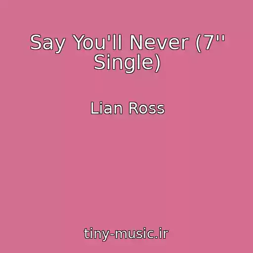 کاور آهنگ Say You'll Never (7'' Single) از Lian Ross