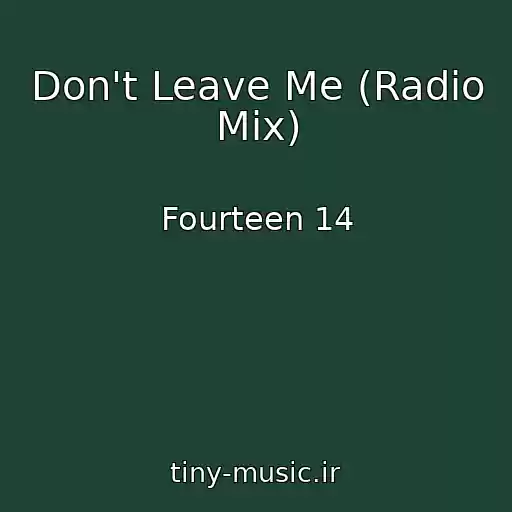 کاور آهنگ Don't Leave Me (Radio Mix) از Fourteen 14