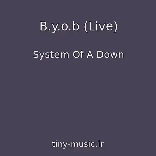 کاور آهنگ B.y.o.b (Live) از System Of A Down