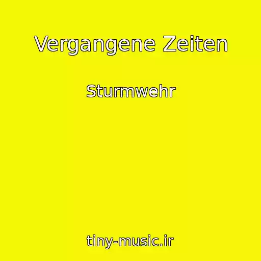 کاور آهنگ Vergangene Zeiten از Sturmwehr