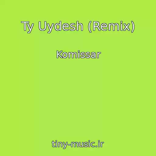 کاور آهنگ Ty Uydesh (Remix) از Komissar