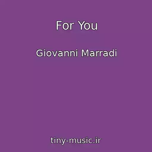 کاور آهنگ For You از Giovanni Marradi