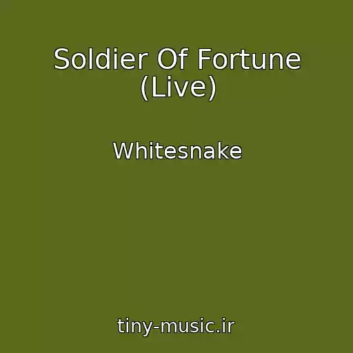 کاور آهنگ Soldier Of Fortune (Live) از Whitesnake